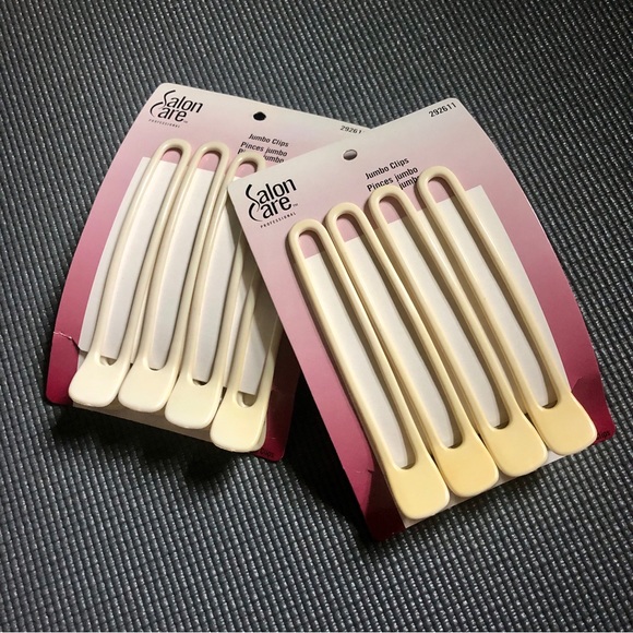 Vintage Accessories - NWT Vintage ’90s Salon Care Jumbo Alligator Hair Clips